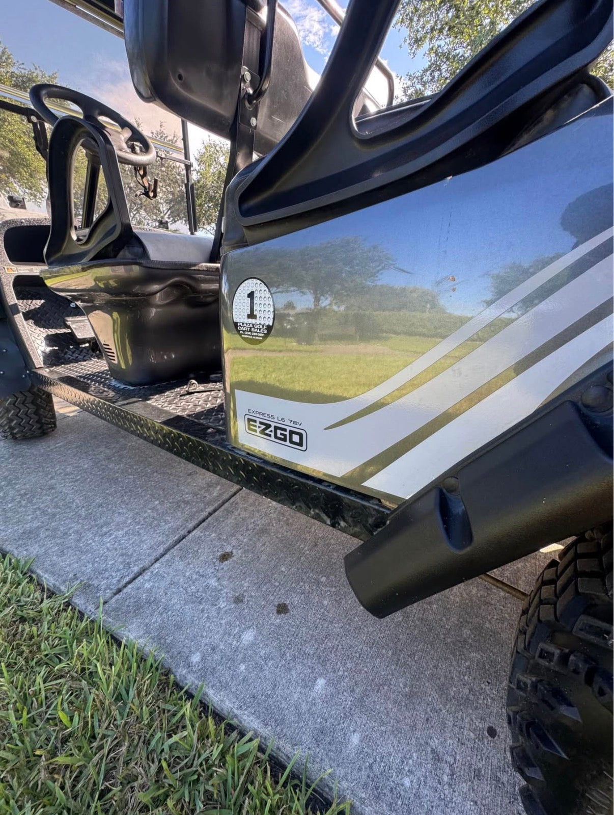 EZGO 6-Seater Silver- 2019